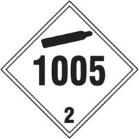 Accuform TCP262VP50 273mm x 273mm (10-3/4"" x 10-3/4"") TDG Placard