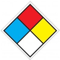 Accuform ZFD275EV 24"" Diamond NFPA Safety Placard: 24"" Diamond