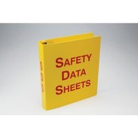 Accuform ZRS642 2-1/2"" SDS Binders and Signs: Plastic SDS Binders