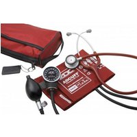 “Pro's Combo V Pocket Aneroid/Scope Kit, Adult, Red“