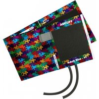 “Adcuff Puzzle Pieces Two Tube Adult Cuff & Bladder“