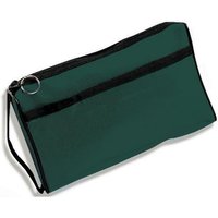 “Deluxe Nylon Zipper Case, Dark Green“