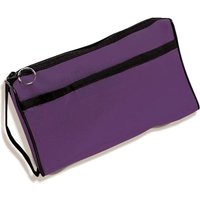 “Deluxe Nylon Zipper Case, Purple“