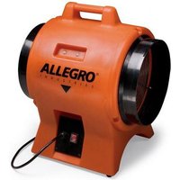 Allegro Industries 9539-12DC Axial 12"" DC Industrial Plastic Blower