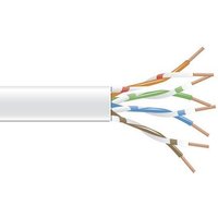 Cat6 550-Mhz Stranded Ethernet Bulk Cable - Unshielded (Utp), Cm Pvc, White, 100(1/Ea)