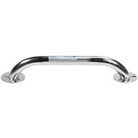“Chrome Knurled Grab Bars, Single, 12"“