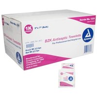 “5in x 7in BZK Antiseptic Towelettes, Bulk“