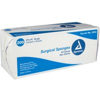 “4in x 4in Surgical Gauze Sponge, 16 Ply“