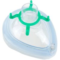 “Air Cushion Mask, #3, Ergonomic Shape, Green Hook“