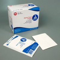 “18in x 26in Disposable Fenestrated Towel Drapes, Sterile“
