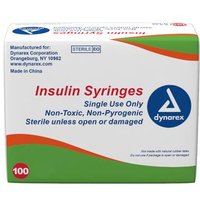 “Insulin Syringe N/S, Individual Wrapped“