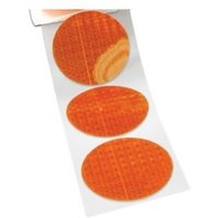 Reflective Stick-On Reflector Base: Resin, Liner: Clear Poly Amber, 3" W x 20 mil Thick