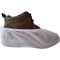 “Heavy Duty White CPE Shoe Cover“