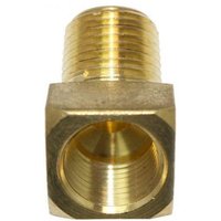 Brass Street Pipe Elbow Fitting 1/2 Inch NPT - 45 Degree