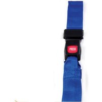 “5' Strap, Blue Metal Buckle, Speed Clips“