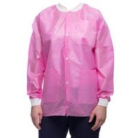 “Easy-Breathe Lab Jacket, Raspberry, X-Large“