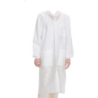 “Easy-Breathe SMS Lab Coat, White, Medium“