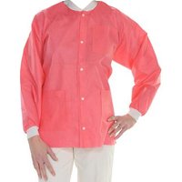 “Extra-Safe 3X-Large Lab Jacket, Coral Pink“
