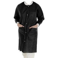 “Extra-Safe 3 Pocket SMS Lab Coat, Black, 2X-Large“