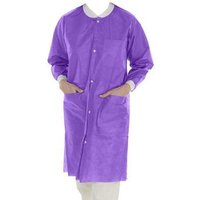 “Extra-Safe 3 Pocket SMS Lab Coat, Deep Purple, Medium“