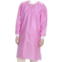 “Extra-Safe 3 Pocket SMS Lab Coat, Raspberry, X-Large“
