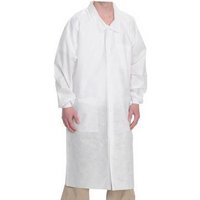 “Extra-Safe 3 Pocket SMS Lab Coat, Small“