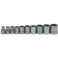 WILLIAMS JHWWSB-10RC 3/8 INCH Drive Shallow SAE Socket Set 12-Point (10 Piece)