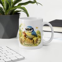 Tasse Blaumeise Sommer