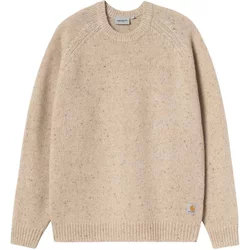 Carhartt Wip Anglistic Sweater Maglione Invernale In Lana - Speckled Fleur De Sel M