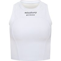 missforty Sichern Sie sich 72% Rabatt auf das weiße Sporttop von Miss Forty
