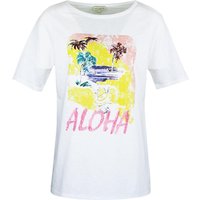 Milano Italy • wit t-shirt Aloha • 36