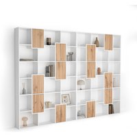 Mobili Fiver 11% de remise sur la bibliothèque Iacopo XL en frêne blanc