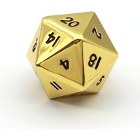 Golden Snitch - Table Breaker | large Metal D20