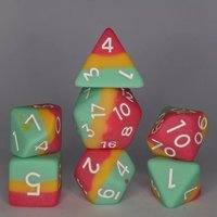 Rainbow Sherbet Dice x11 piece set | From Ice Cream Dice