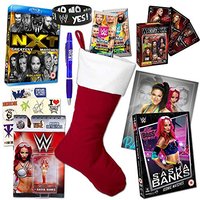 WWE Sasha Banks "The Boss" - Pre-filled Christmas Stocking/Gift ' Packed full of Sasha Banks WWE DVDs, Merchandise & Goodies