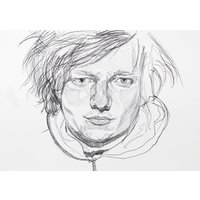 Ed Sheeran | "Sketch 1" Portrait Art Print - Phillip Butah