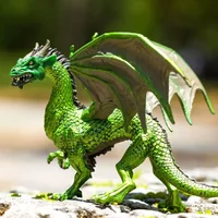 Hand Painted | Forest Green Dragon