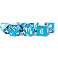 16mm Metal Dice Set | Metalic Blue