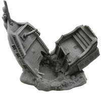 Pirate's Ship Wreck Dice Tower | High Quality 3D printed Dice Roller perfect for all standard dice