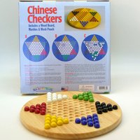 Board Game | Wood Round Chinese Checkers