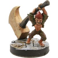 Pre-painted Gnome Barbarian Miniature | Exciting Hero for your next D&D campaign