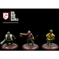 Pre-painted Pirate Miniatures Set 1 | cast metal and painted ready for your next tabletop DnD sea adventure