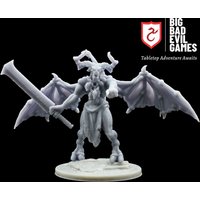 Orcus The Demon Lord Miniature | 28mm scale perfect for D&D, Pathfinder and other RPGs