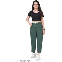 International Easy - Womens Boyfriend Jeans Green