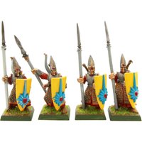 Pre-painted High Elf Spearmen | 25mm Royal Guard