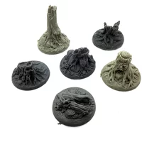 Treestump Scatter Terrain x6 | Miniature Terrain