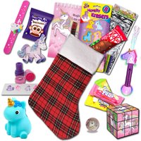 Pre-filled Christmas Stocking ' Packed full of Unicorn themed items, over x15 goodies included