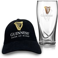 Guinness Baseball Cap & Pint Glass Bundle