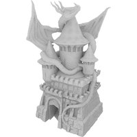 Master Dragons Dice Tower | High Quality 3D printed Dice Roller perfect for all standard dice