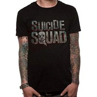 SUICIDE SQUAD Women's Logo T-Shirt, Black, Small